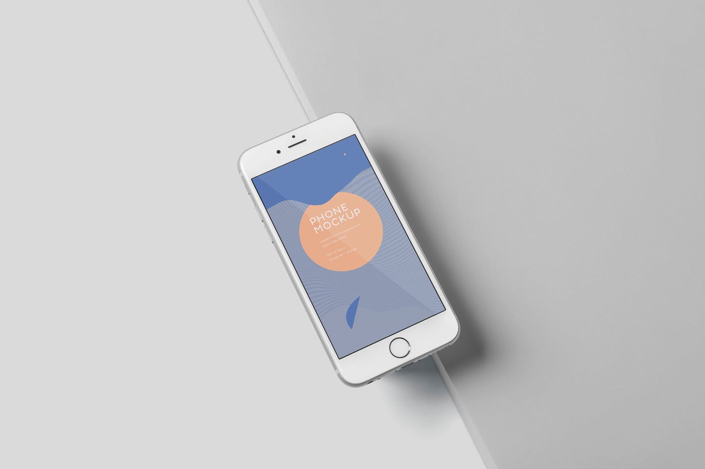 旧款带Touch ID按键iPhone屏幕预览样机模板 Phone Mock-Ups Set插图(4)