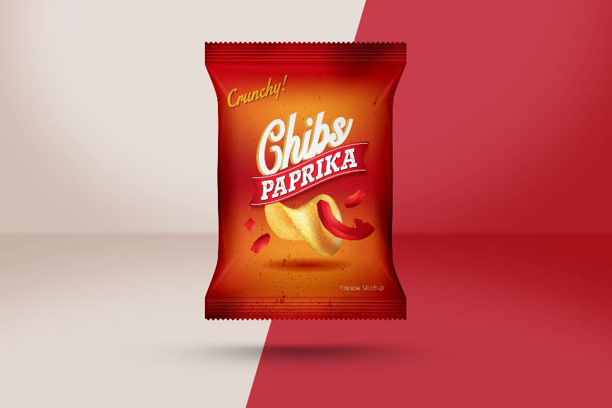 多用途的时尚可爱食品零食包装样机展示模型mockups插图(4)