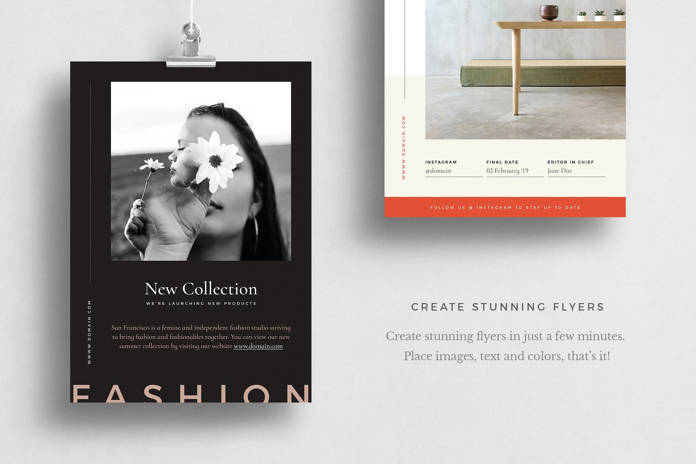 优雅时尚传单模板合集 San Francisco Flyer Pack插图(2)