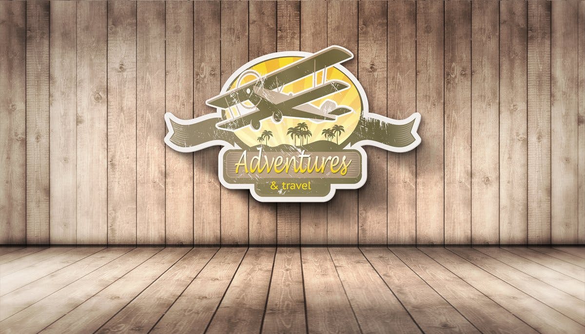 3D效果Logo商标设计效果图样机 3D Logo Mock Up插图(4)