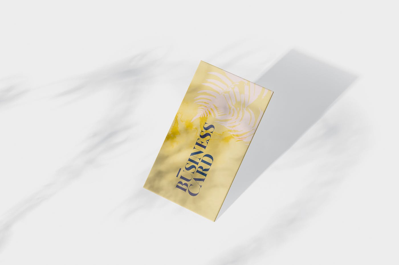 企业名片侧立面效果图样机模板 Business Card Stack Mockup in 90×50 Format插图(2)