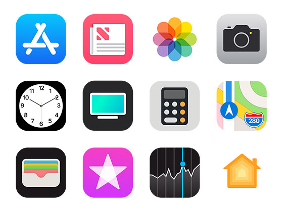 32 枚 iOS 11 系统应用图标素材之家精选sketch素材