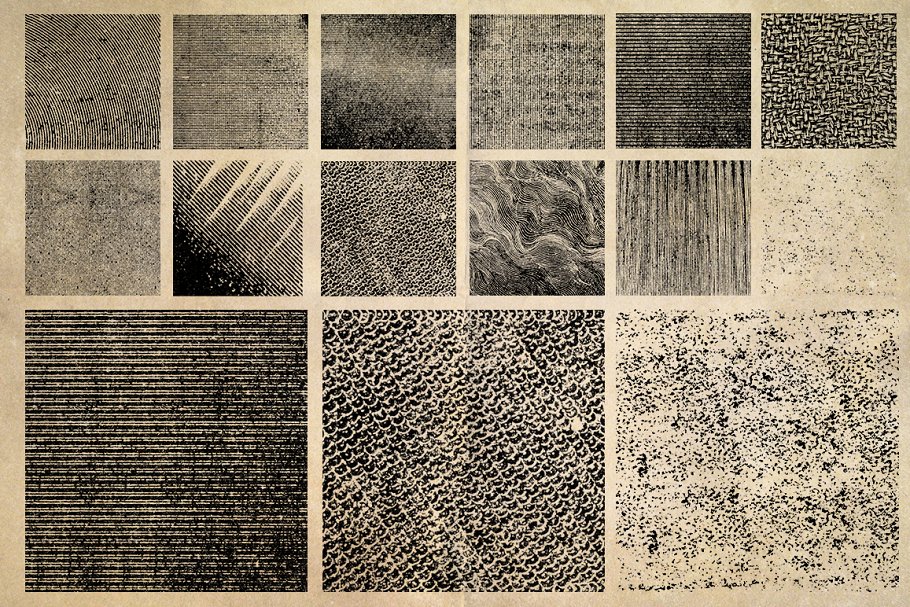 复古印刷旧式书籍纹理合集 Vol. 1 Vintage Texture Pack Vol. 1插图(1)