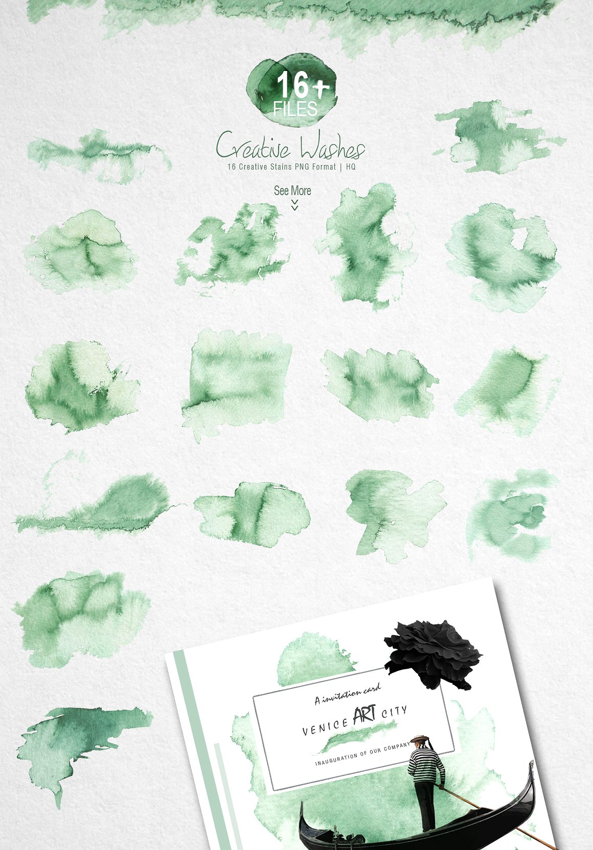 珍藏版春季手绘绿色植物素材包插图(8)