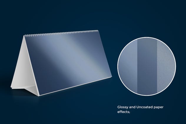 台历日历设计效果图样机素材库精选模板v2 Desk Calendar Mock-Up vol.2插图(6)