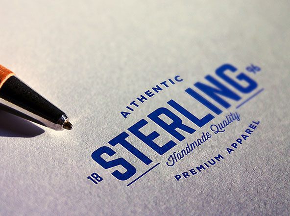 Logo商标印刷效果图样机模板 Printed Perspective Logo Mockup