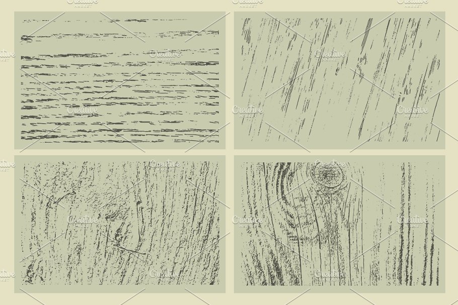 20款木板树纹材质纹理 20 Wood & Plank Textures – VES08插图(1)