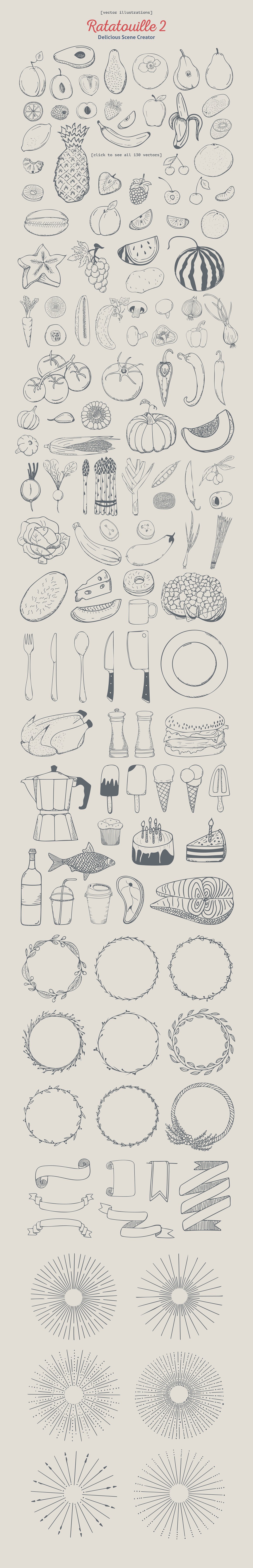 美食场景创造机 Ratatouille 2（一大波高清逼真食材、工具素材）插图(17)