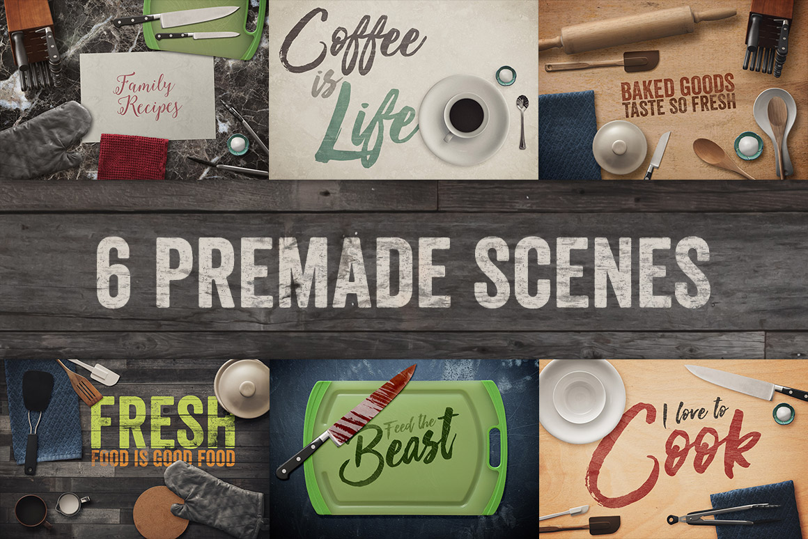 特别推荐：厨房摄影高清展示样机 Kitchen Scene Creator Volume 1插图(2)