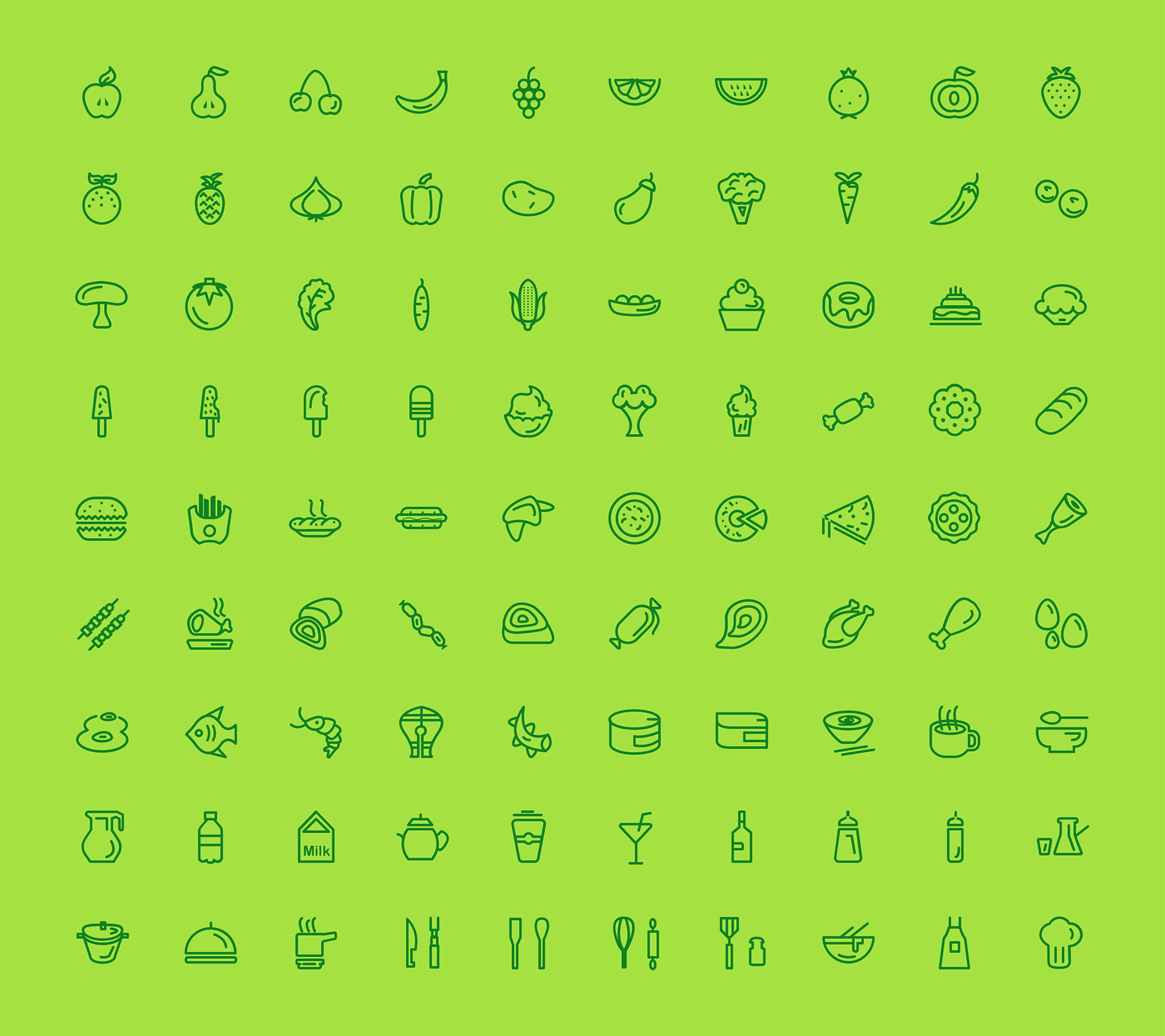 Drink & Food Icons