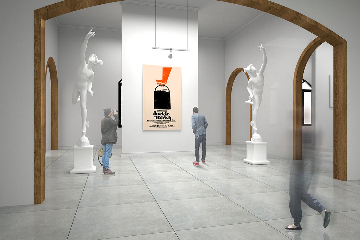 室内装饰设计画框样机模板v12 Exhibittion Mockup [vol12]插图(4)