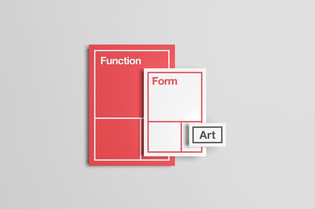 高品质浮动信纸/企业名片样机 Floating Stationery Mock-Up插图(10)