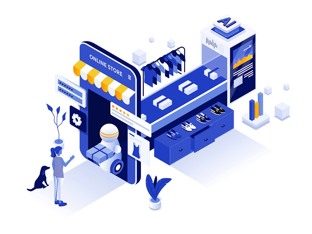 现代扁平设计风格现代信息科技主题等距素材库精选概念插画 Modern flat design isometric illustration插图(8)