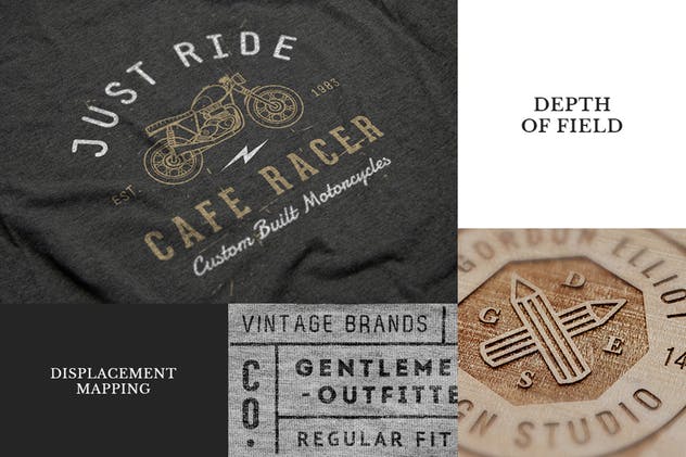 10款品牌Logo/店招/徽章设计效果展示图素材库精选模板v1 10 Logo/Badge Mock-Ups Vol.1插图(3)