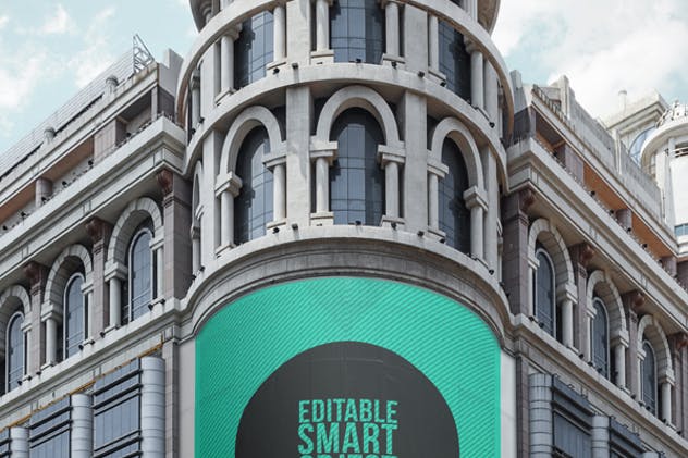 城市海报/建筑广告牌样机模板 Urban Poster / Billboard Mock-ups – Huge Edition插图(4)