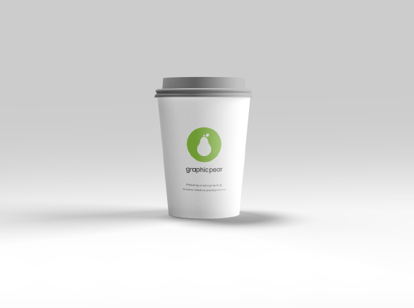 咖啡纸杯定制设计图样机模板 Coffee Cup Mockup