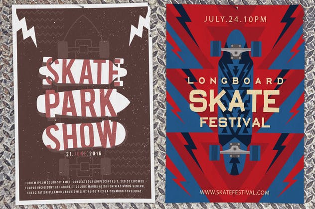 海报&纹理设计预览样机模板 Poster & Textures Mockups插图(1)