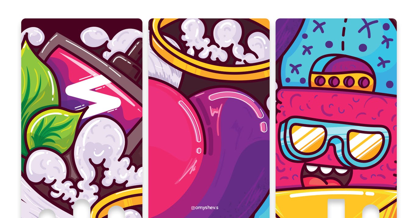 抽象海报矢量插画素材库精选图案素材库精选设计素材 Poster illustration插图(2)