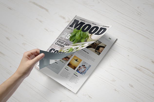 10款HD高分辨率杂志样机模板 Magazine Mock-Up Set插图(5)