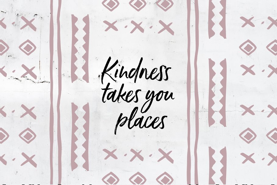 非洲部落文化手绘图案花纹素材 African Mudcloth Handdrawn Patterns插图(5)