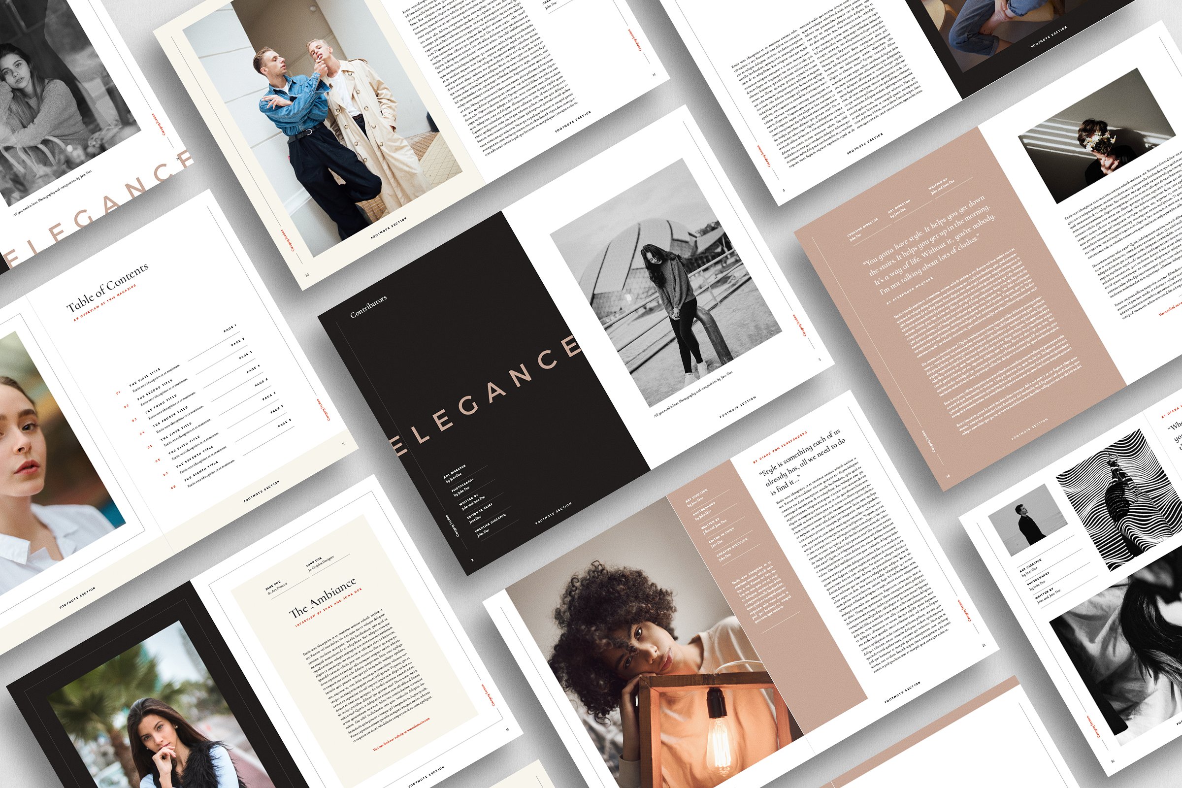 简约时尚摄影产品杂志模板 San Francisco Magazine插图(2)