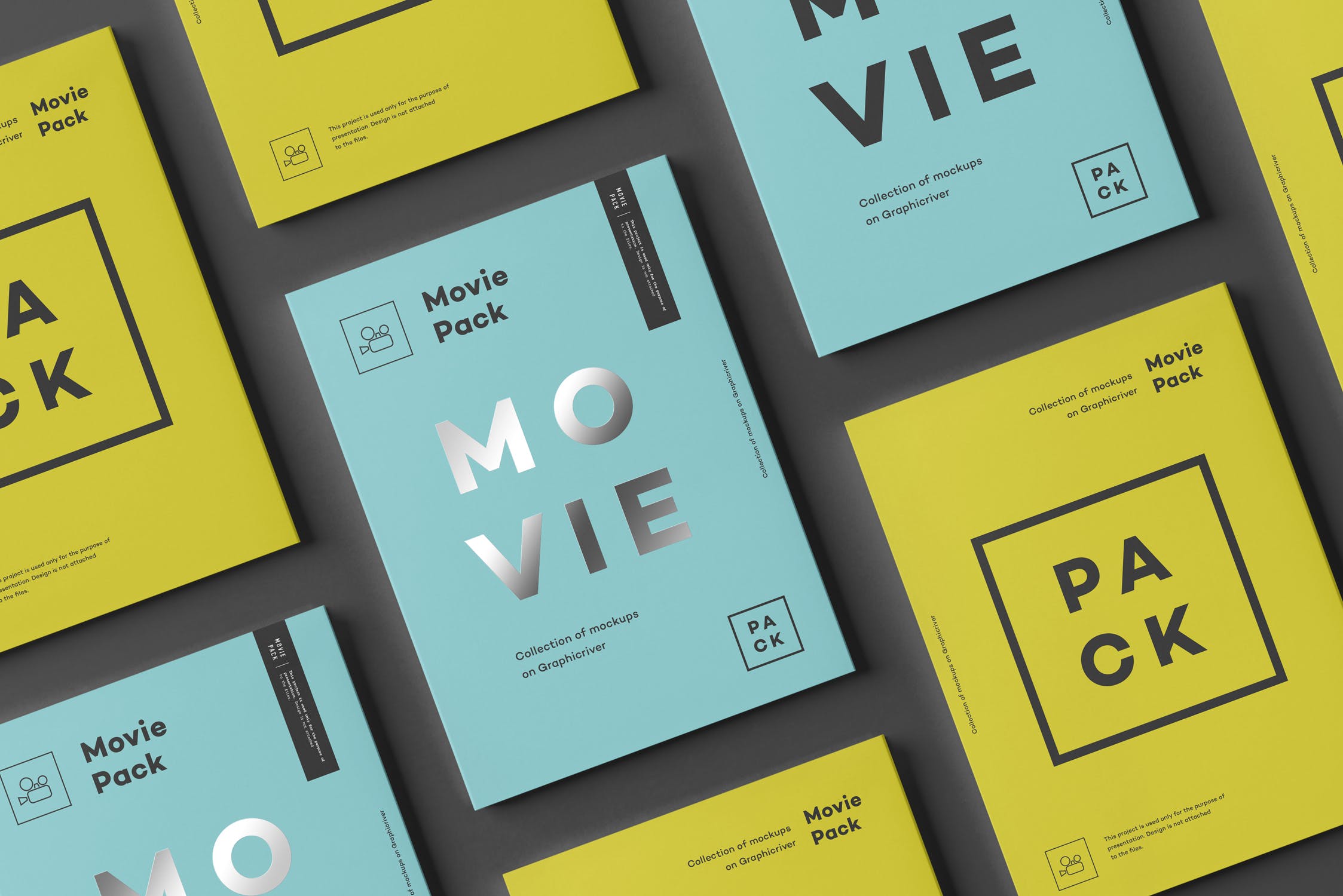 电影DVD包装盒外观设计样机3 Movie Pack Mock-up 3插图(5)