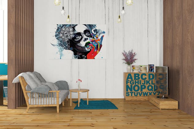 工作室艺术作品油画展示样机模板Vol.6 Picture Art Mockup [Vol 6]插图(3)