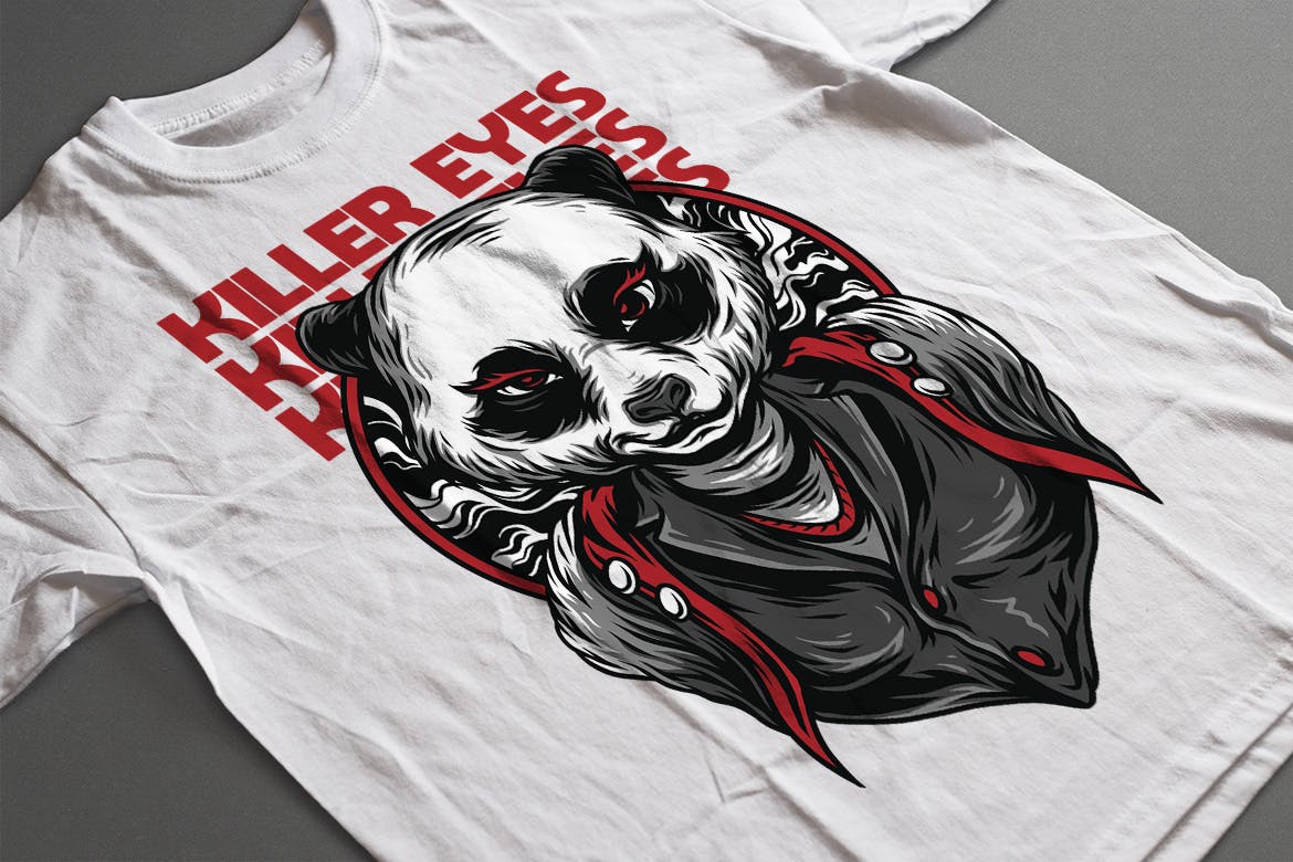 致命之眼睛潮牌T恤印花图案素材库精选设计素材 Killer Eyes插图(2)