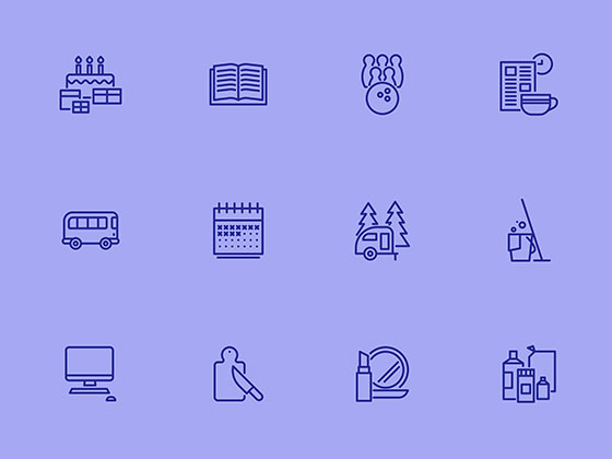 50 枚生活方式元素图标素材之家精选sketch素材