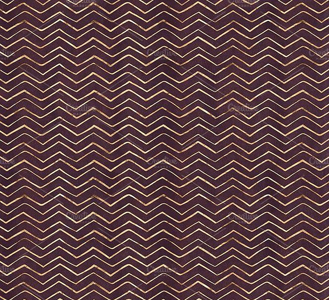 低调奢华的金箔、水彩&木纹图案纹理 Bayou Afternoon Gold & Watercolors插图(1)