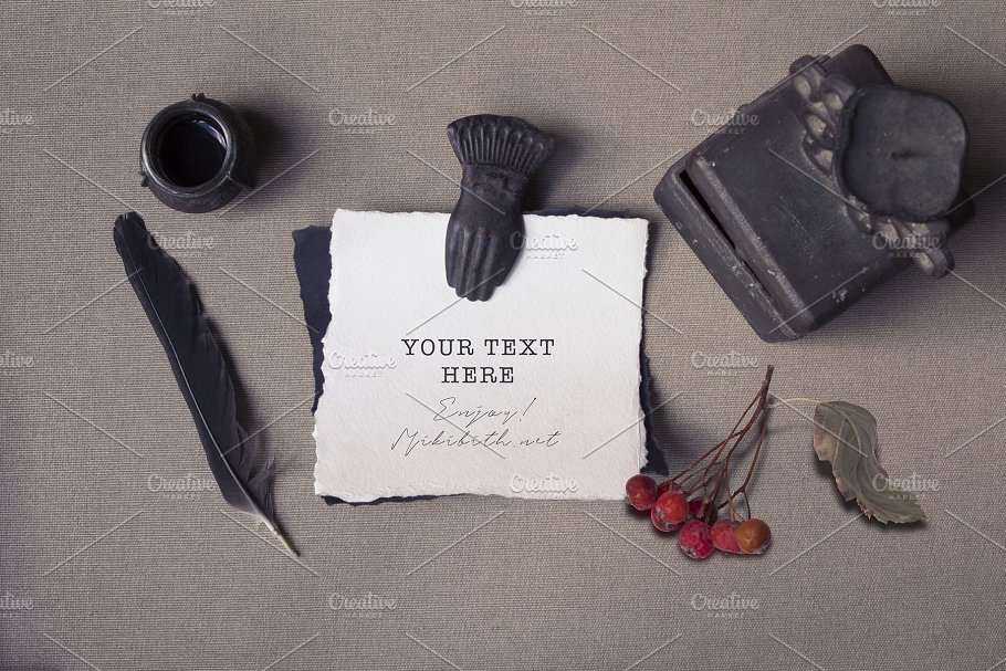 充满乡村风格的场景样机模板 Rustic Scense mockups插图(4)