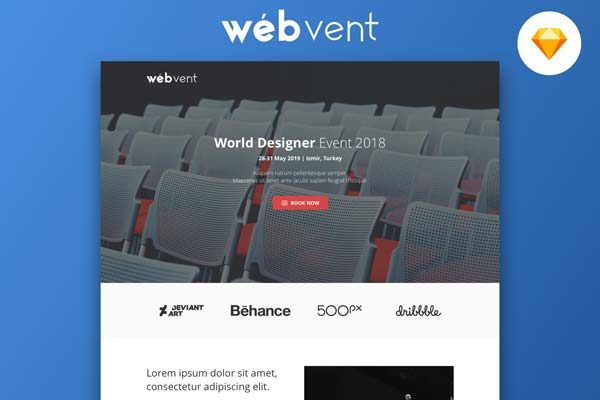 一套好用的企业官网模板下载[Sketch]