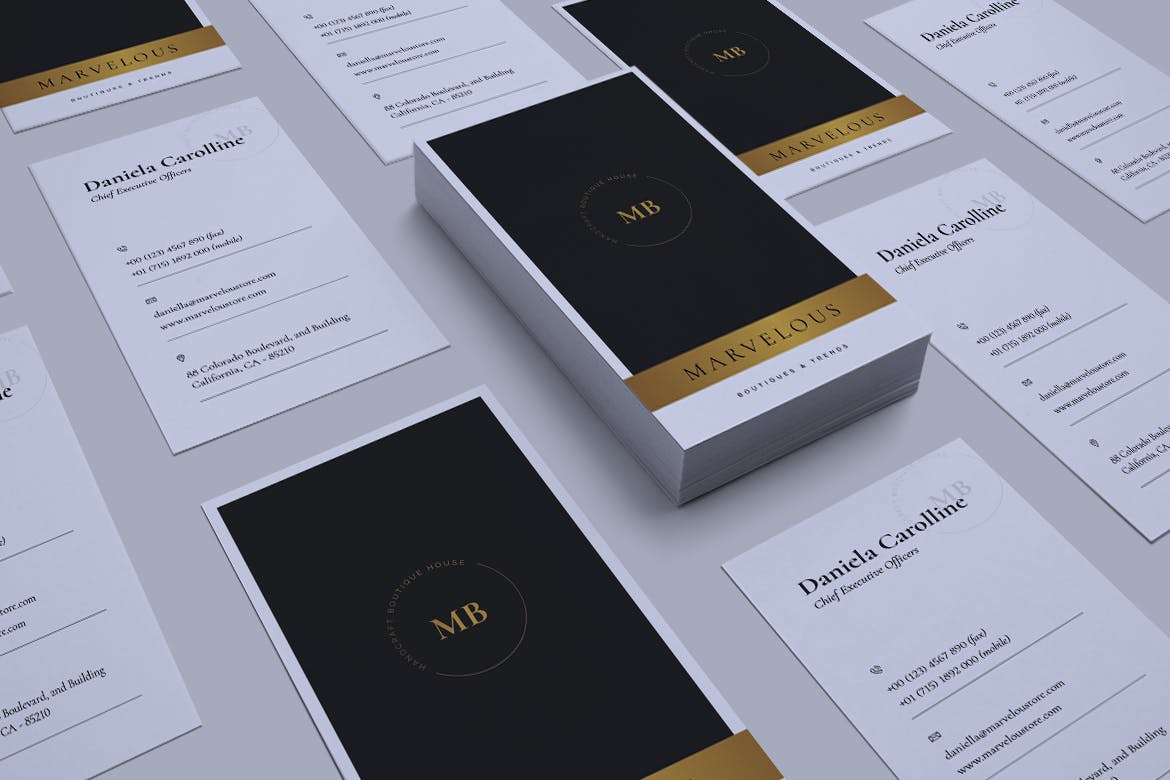 极简设计风企业名片设计模板v13 Minimalist Business Card Vol. 13插图(5)