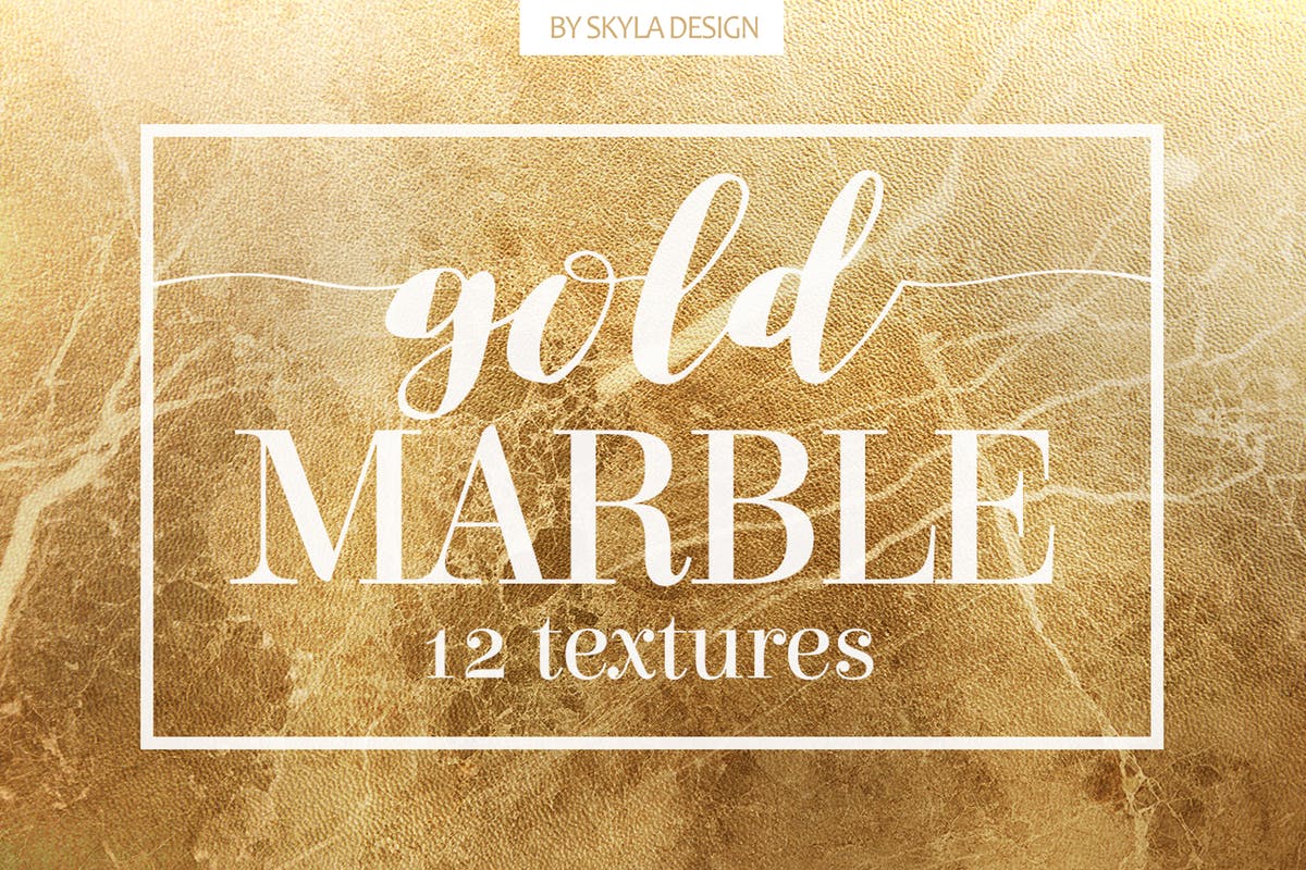 奢华金色大理石材质纹理图案素材 Gold marble texture patterns插图