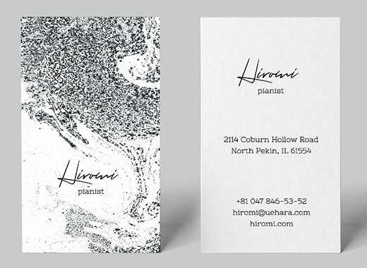 独特的大理石纹理背景的名片设计模板下载[psd]