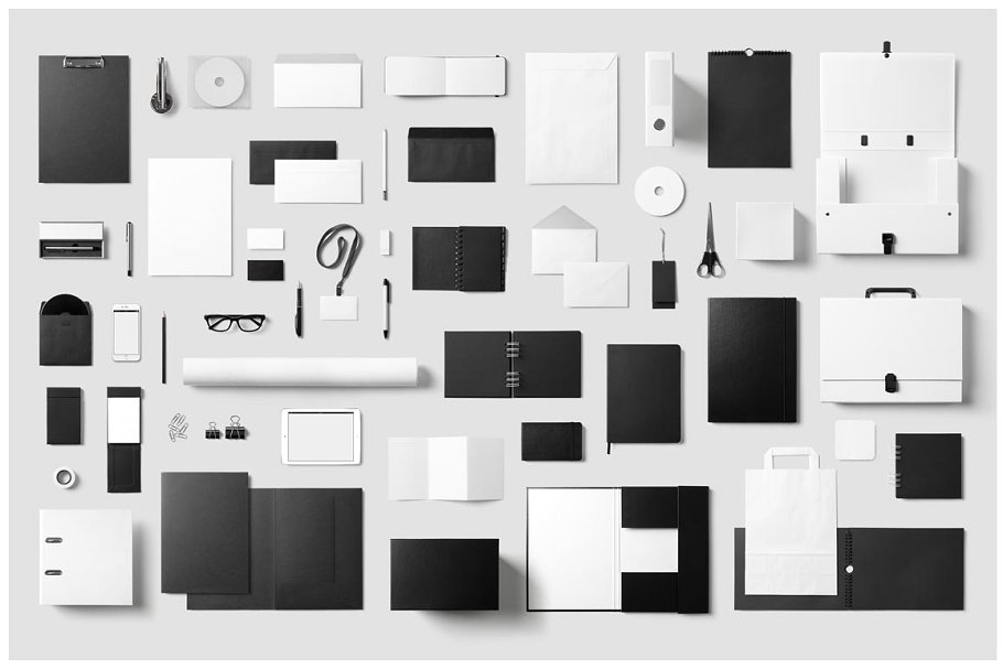 企业品牌VI设计物料模板合集 Corporate Stationery / Mock-Up插图