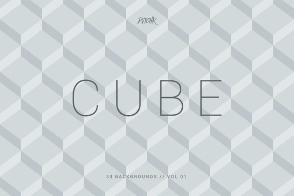 立方体-无缝几何背景（第01卷） Cube | Seamless Geometric | Vol. 01