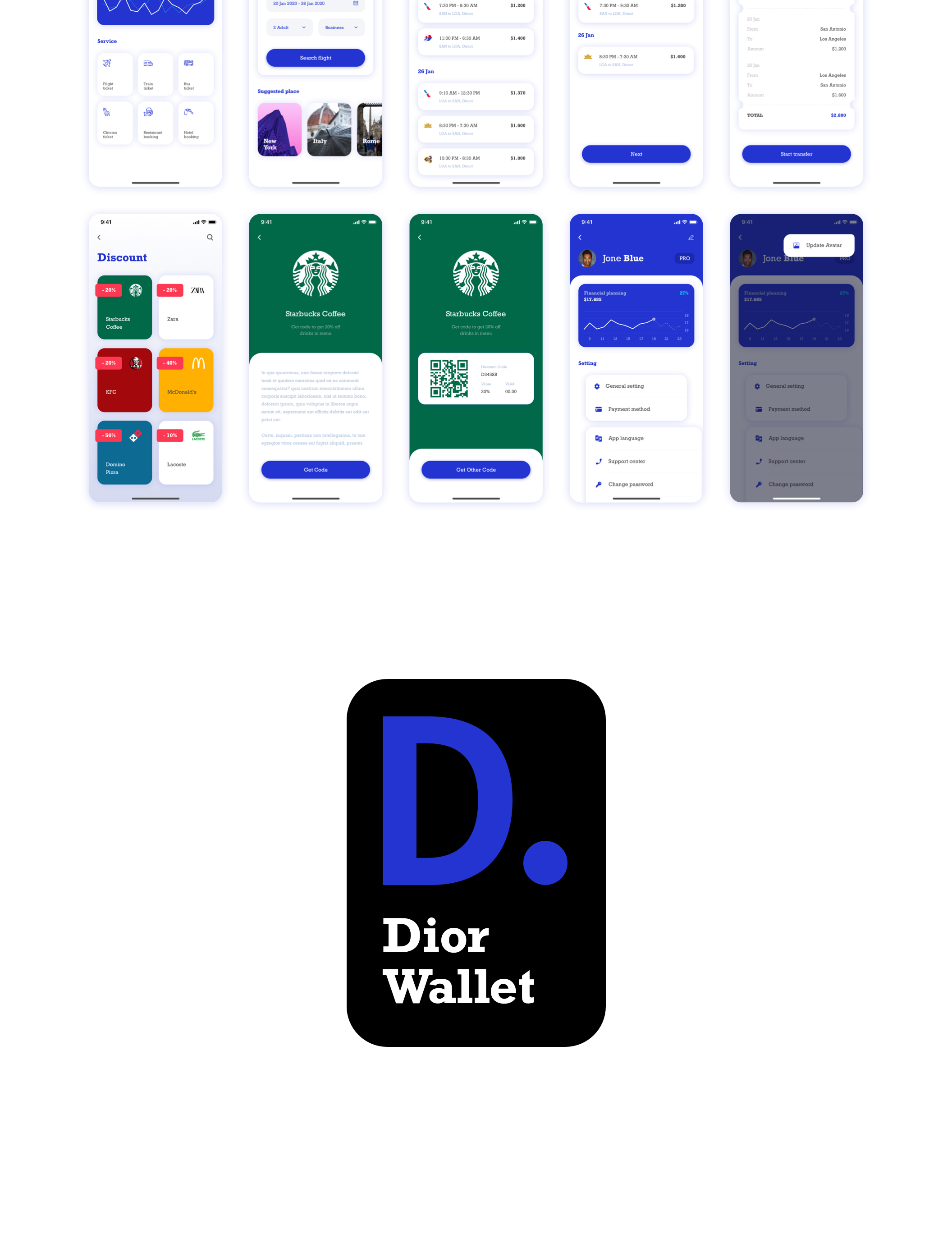 素材库下午茶：电子钱包财务管理应用UI套件[Sketch,Figma,XD]插图(3)