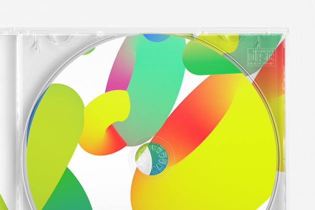 复古设计风格CD专辑封面样机 Vintage Album Covers Mockups插图(2)