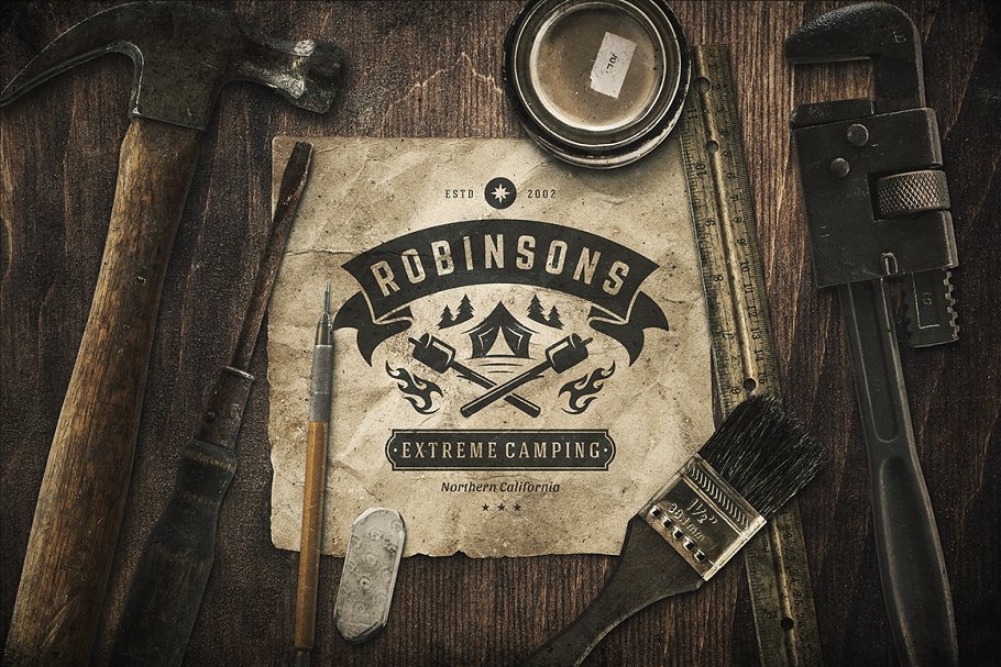 280个户外品牌Logo标志和徽章模板 280 Outdoor logos and badges插图(43)