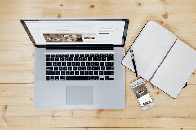 响应式网站设计案例演示多设备样机模板 Responsive Web App Display Mock-Up插图(1)