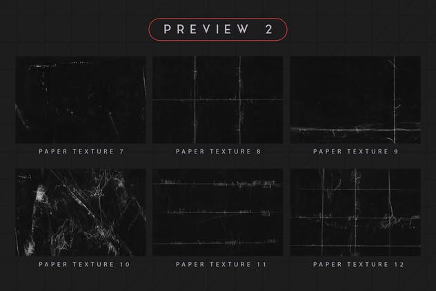 30款手工制作做旧风格黑色纸张材质纹理 Black Paper Textures插图(8)