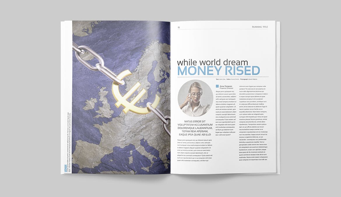 多行业适用专业素材库精选杂志排版设计模板 Magazine Template插图(7)