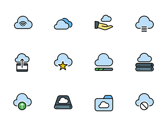 38 枚云服务元素图标素材之家精选sketch素材