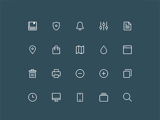 Buddha Line Icon Set素材之家精选sketch素材