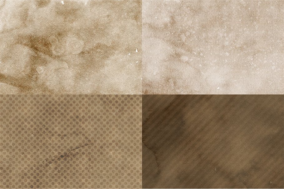 10款咖啡色调纸张纹理 10 Coffee Paper Textures插图(4)