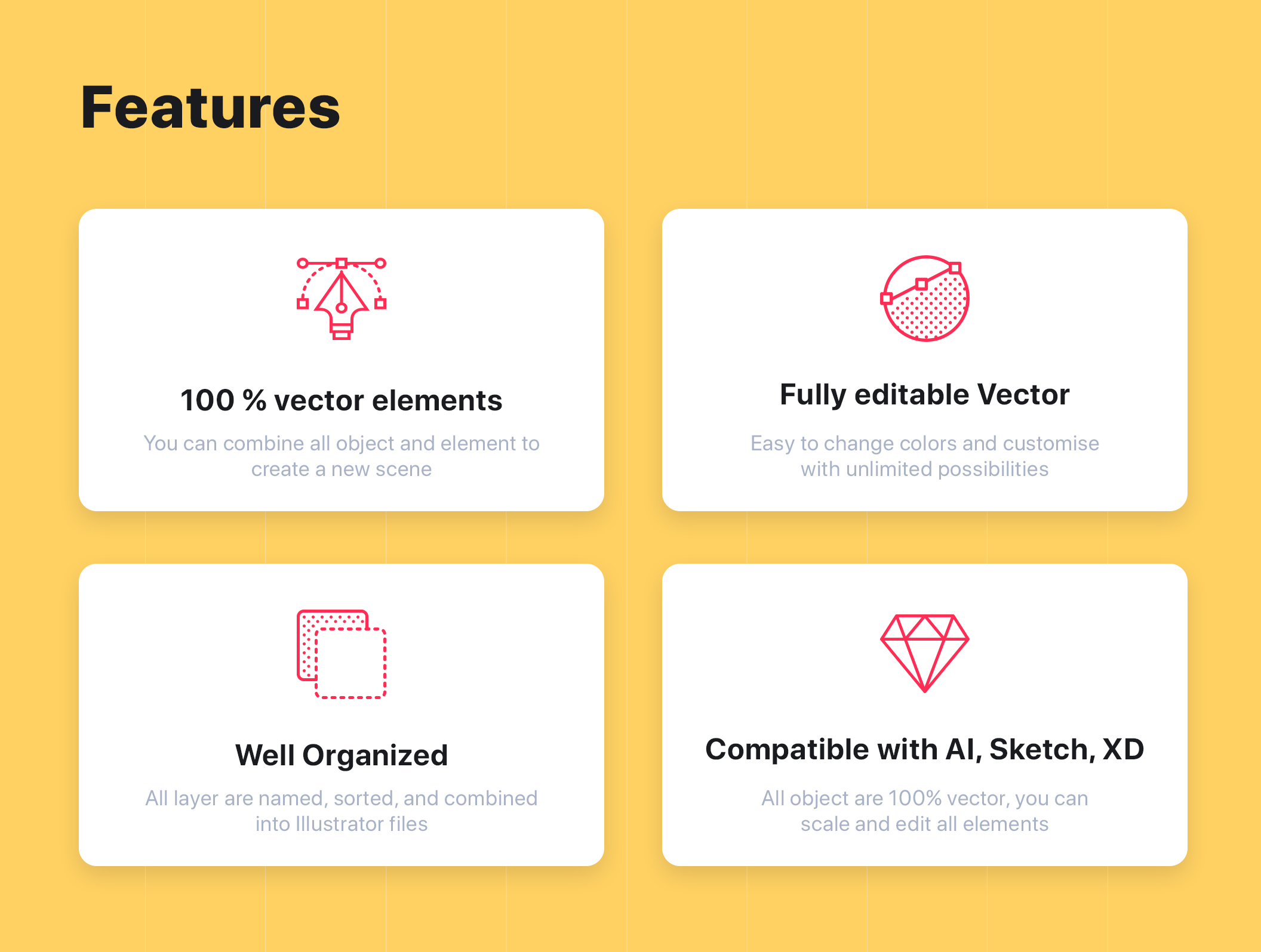素材库下午茶：学习生活场景矢量网站设计插画素材插图(11)