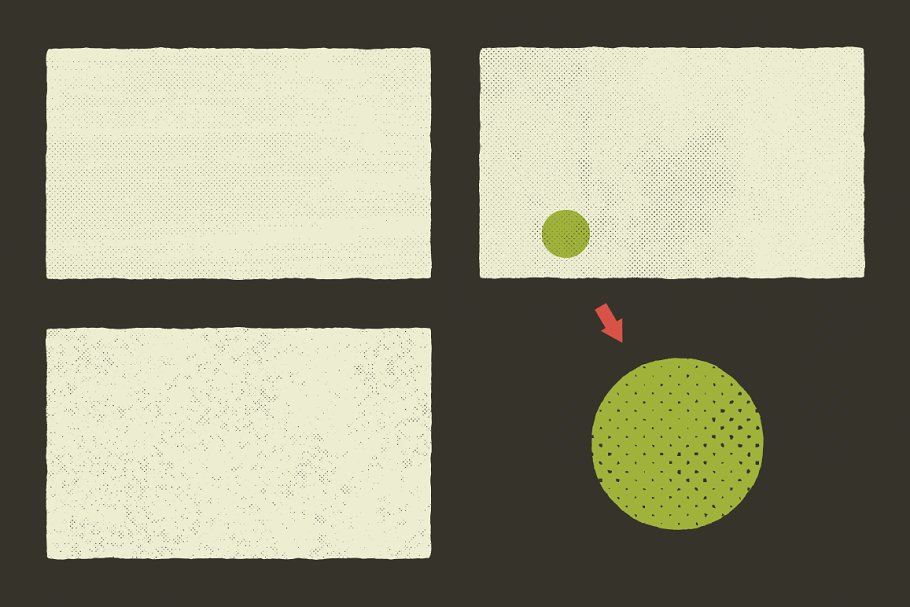10款高分辨率细微半色调纹理 Subtle Halftone Textures插图(4)