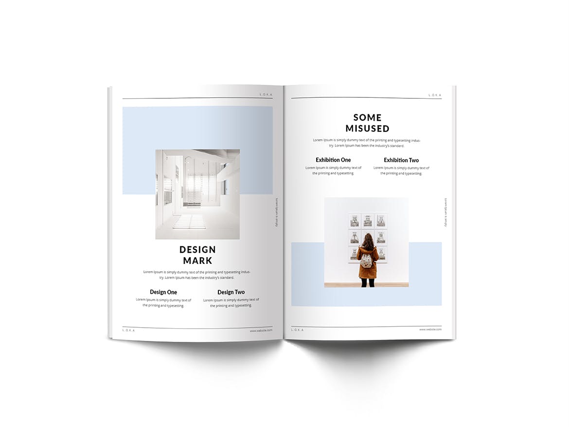 公司/品牌A4宣传册设计模板 Company Branding A4 Brochure Template插图(9)