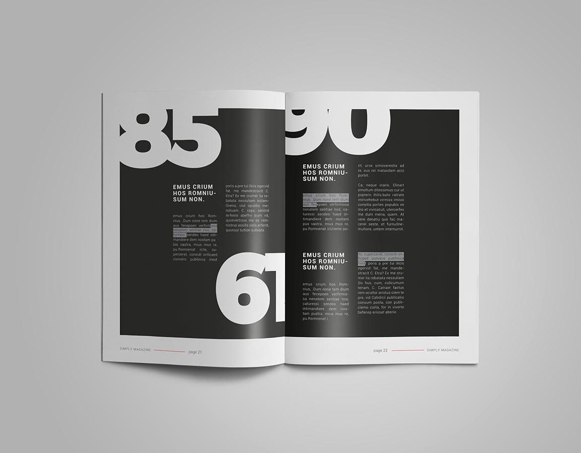 人物采访人物专题素材库精选杂志排版设计InDesign模板 InDesign Magazine Template插图(10)